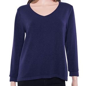 V Neck Knit Casual Sweater